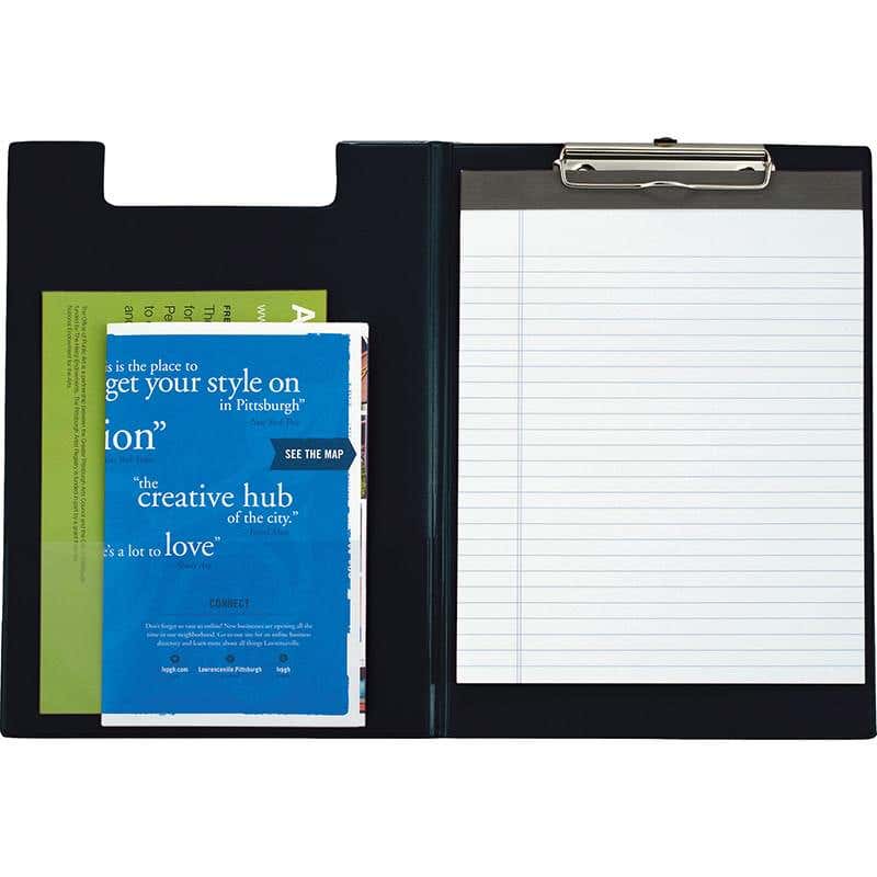 Clip Board with Inner Document Pocket