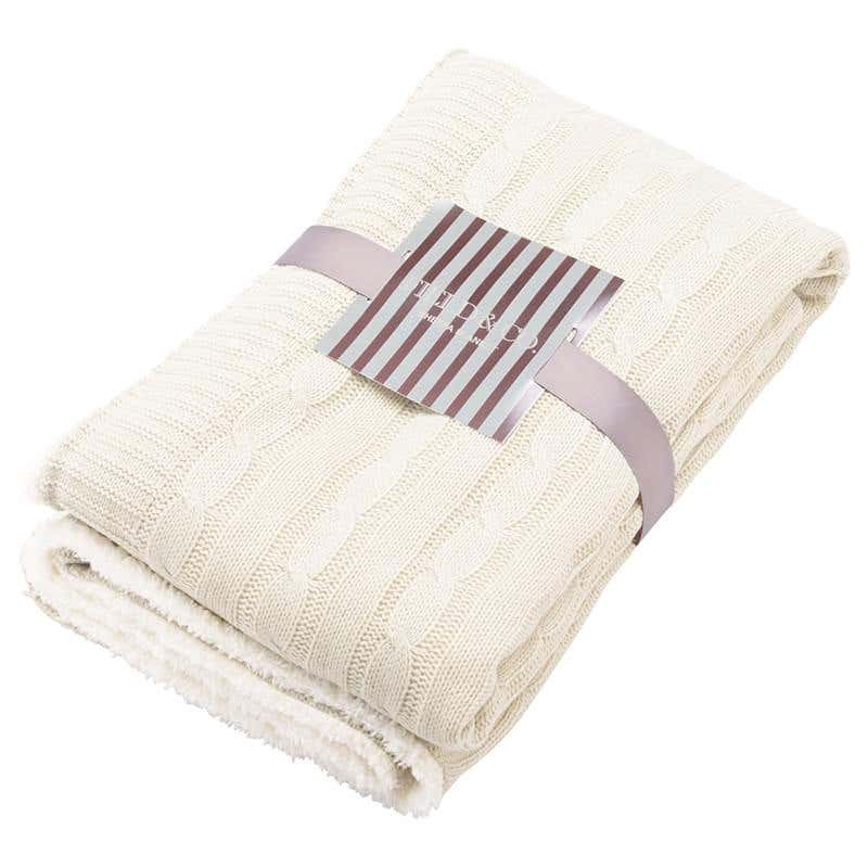 Field & Co.&reg; Sherpa Cable Knit Blanket - 50" x 60"