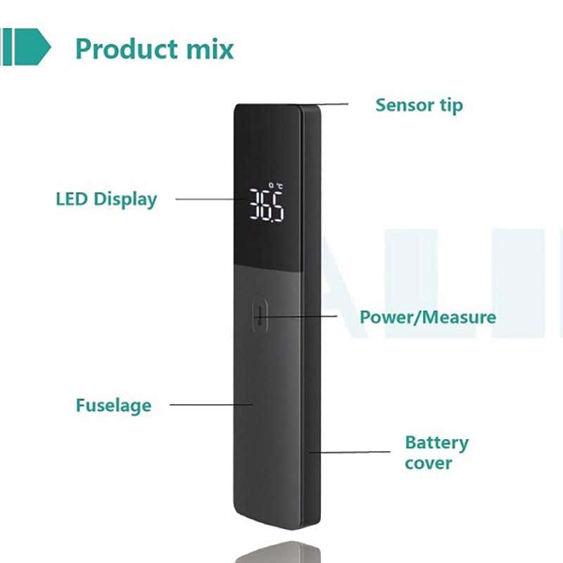 Slim-Design Infrared Forehead Thermometer