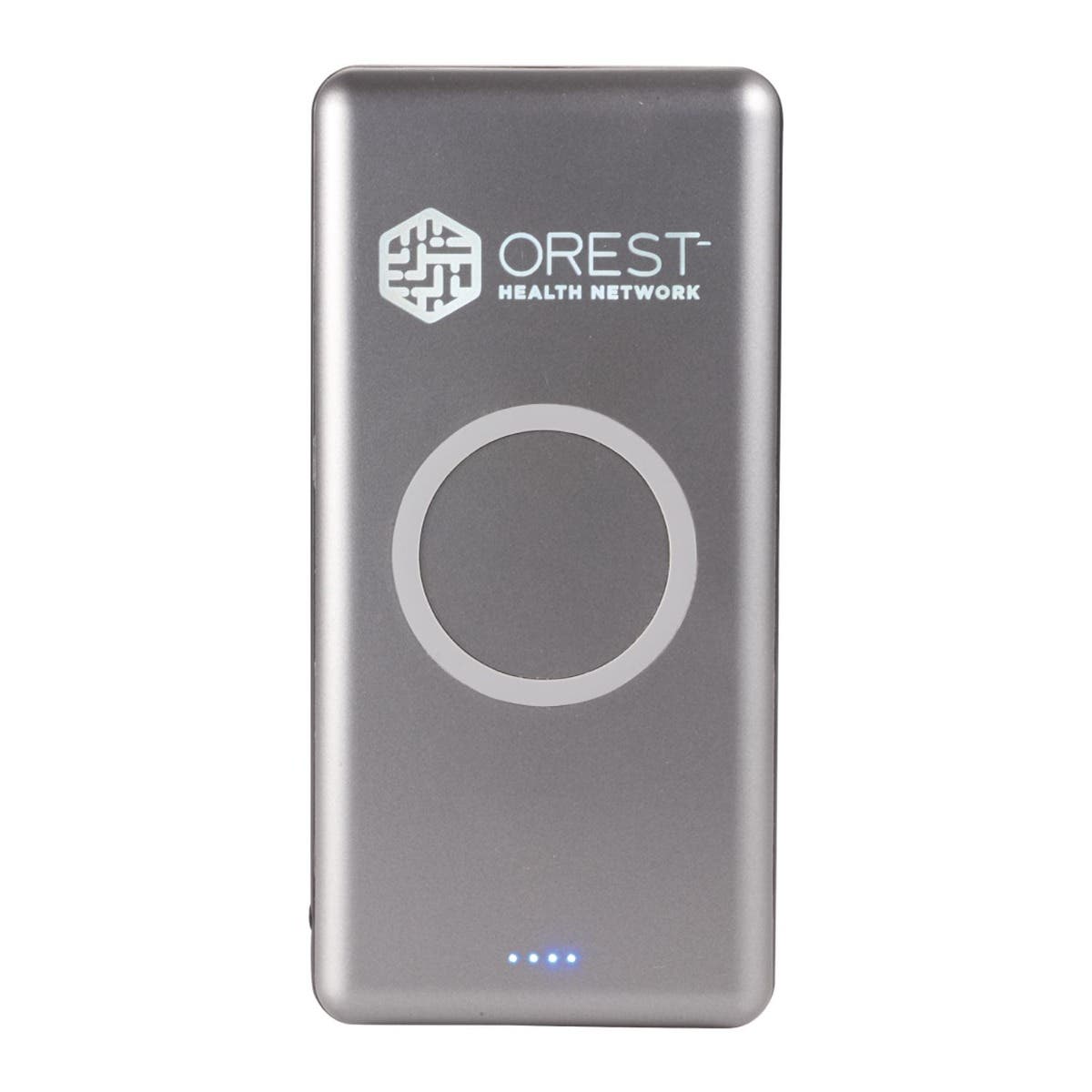 UL Listed Light-Up Qi Wireless Power Bank - 10,000 mAh