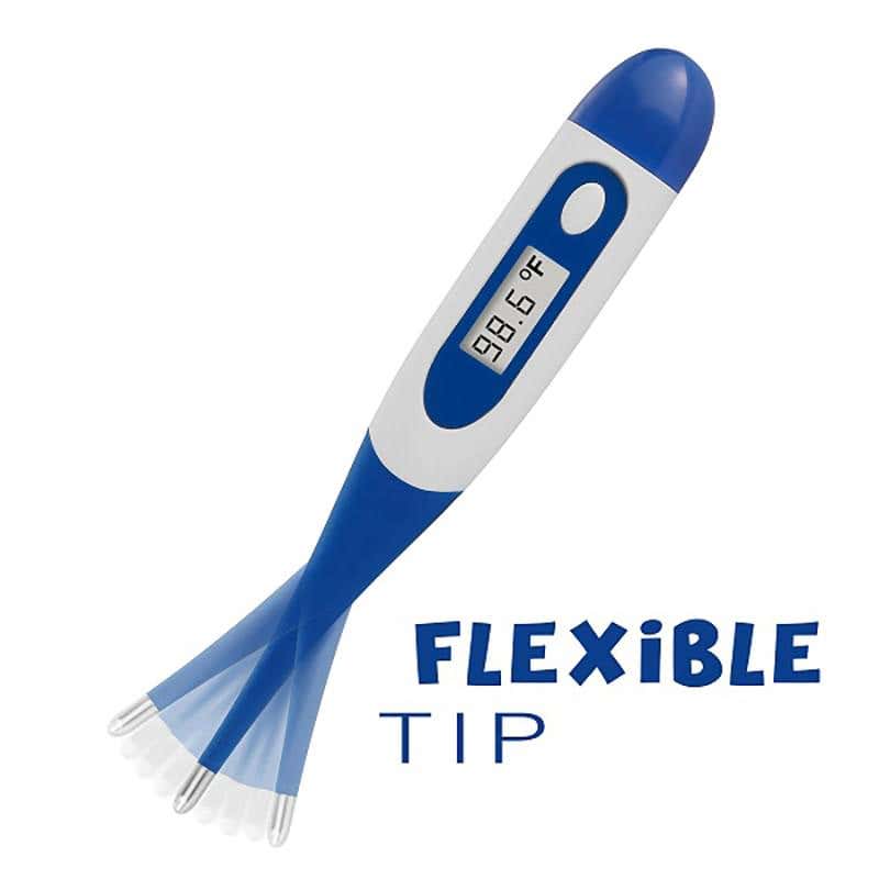 Water-Resistant Flexible Tip Digital Thermometer