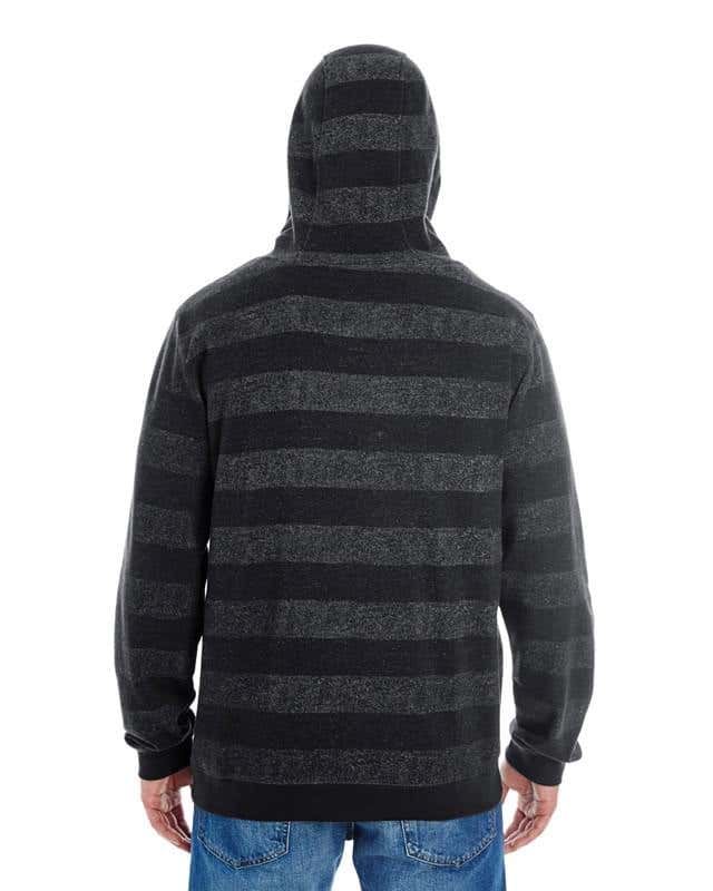 Burnside® Printed Stripe Marl Pullover -  Unisex