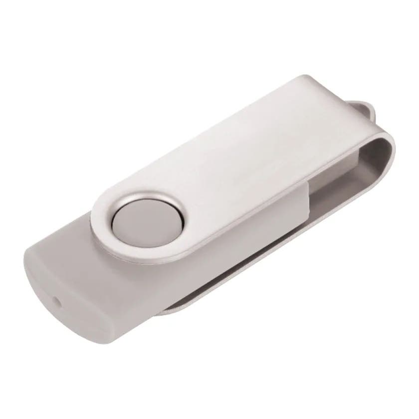 1GB Twist USB Flash Drive - Gray