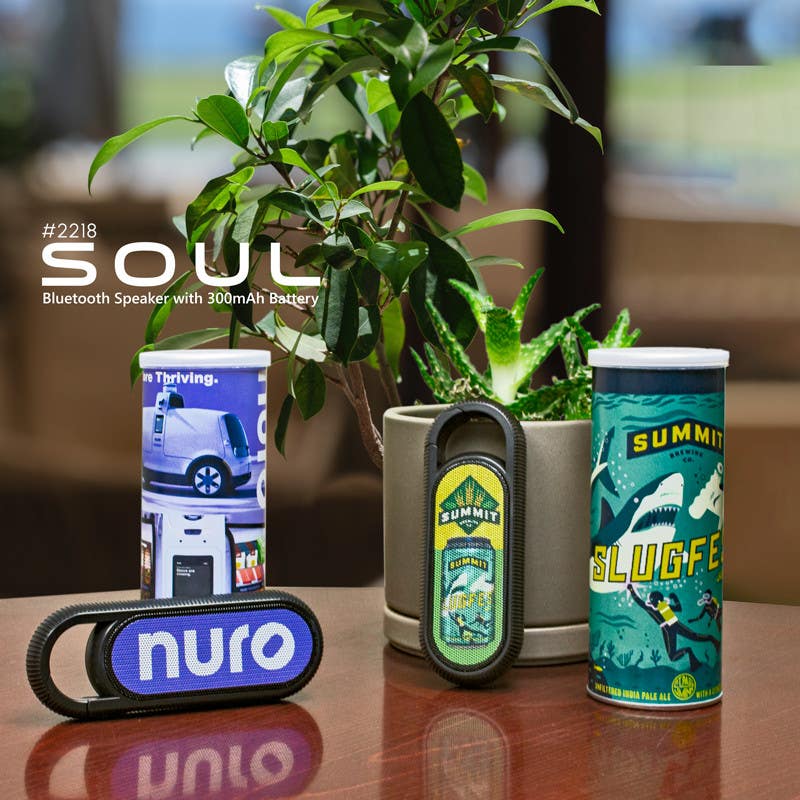 Soul Bluetooth Speaker with Full-Color Can Packaging