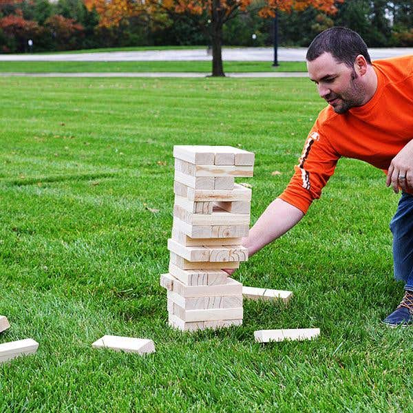 Oversized Tumbler Tower Game